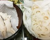 簡単!ささみとれんこんのゴマだれピザ♥作り方3写真