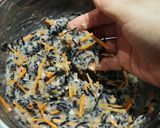 鶏ひき肉とひじきのあげ巻き作り方2写真