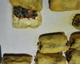 鶏ひき肉とひじきのあげ巻き作り方4写真