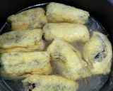 鶏ひき肉とひじきのあげ巻き作り方5写真