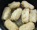 鶏ひき肉とひじきのあげ巻き作り方6写真