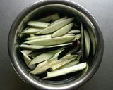 レンジで簡単☆茄子ともやしの中華サラダ。作り方1写真