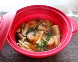 心もお腹も満足☆エビと豆腐の中華スープ煮作り方5写真