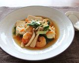 心もお腹も満足☆エビと豆腐の中華スープ煮作り方6写真