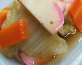 白菜とかまぼこの冷やし煮浸し作り方7写真