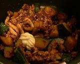 かぼちゃとしめじのマヨカレー炒め☆作り方6写真