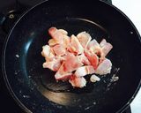 ガッツリ!茄子と鶏肉のニンニク味噌炒め作り方3写真