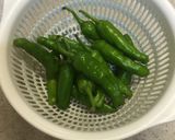ししとうのおつまみ炒め作り方1写真