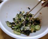 きゅうりとわかめとツナの酢の物作り方4写真