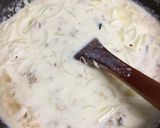 余った塩サバでクリームパスタ作り方4写真