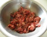 牛コマと新ごぼうのしぐれ煮作り方1写真