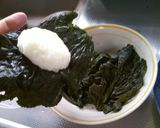 からし菜むすび　お母さんの味作り方6写真