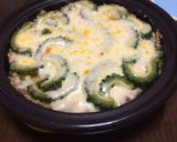 レンジで簡単！ゴーヤとひき肉の重ね蒸し作り方10写真