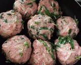 簡単☆準備10分★餃子ハンバーグ(ϋ)作り方4写真