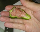 絶品！ピーマンの肉詰め☆甘だれ付☆覚書作り方4写真