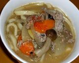 我が家の定番！豚汁うどん作り方3写真