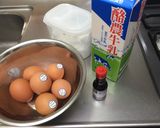 【備忘録】バケツプリン(2200cc)作り方1写真