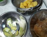 鶏むね肉と栗のほっこり炒め煮作り方3写真