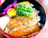 さんまの甘辛焼き丼作り方10写真