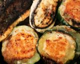 なす&うりの肉詰め＊ステーキソース作り方8写真