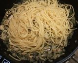 大人の塩味☆牡蠣と春菊のパスタ作り方7写真