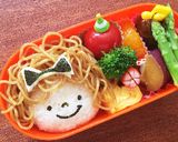 キャラ弁☆ハロウィン☆ネコちゃん弁当作り方2写真