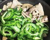 レバニラアレンジ☆withゴーヤ作り方8写真
