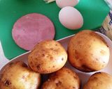 簡単♪ジャガイモキッシュ♪カルボナーラ味作り方2写真