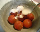 トマトのヨーグルトソースがけ♪作り方5写真