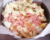 簡単♪ジャガイモキッシュ♪カルボナーラ味作り方4写真