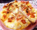 簡単♪ジャガイモキッシュ♪カルボナーラ味作り方5写真