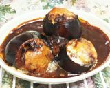 丸茄子の肉詰めとろとろんソース♥作り方13写真