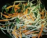 節約☆野菜の玉子あんかけ作り方3写真