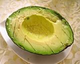 味付け冷凍卵のアボカドココット作り方4写真