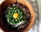 ニラ塩だれで美味しい❤ニラとろろ丼作り方2写真