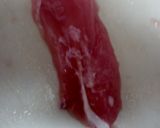 鶏ササミと卵とチーズのシェリー蒸し作り方1写真