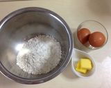 焼きドーナツ*ブルーベリークリーム作り方1写真