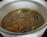 カボチャと野菜を練り込んだ厚揚げの味噌汁作り方3写真