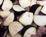 なすとひき肉のケチャップ炒め作り方2写真