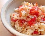 たっぷりミニトマトの炊き込みご飯作り方4写真