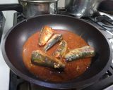 お手軽サバ缶の、豪快豆腐トマト鍋なのです作り方4写真