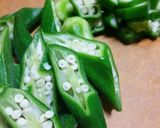 オクラわかめ＊とろろ昆布酢の物作り方1写真