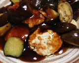 豆腐＆鶏つくねと茄子のあんかけ♡作り方8写真