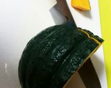 簡単ほくほく電子レンジでカボチャ蒸し作り方1写真