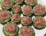 簡単でくせになる♪ゴーヤの肉詰め作り方4写真