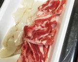 青梗菜、イカ、豚で中華風うま煮。うまうま作り方2写真