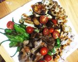 たっぷり野菜と牛肉&豚肉のおろしポン酢♡作り方5写真