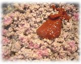 簡単☆肉味噌と白髪ネギのレタス包み作り方6写真