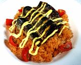 サンマの蒲焼缶とトマトの簡単欧風ライス♪作り方4写真
