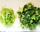 ブロッコリーのオイマヨ炒め作り方1写真